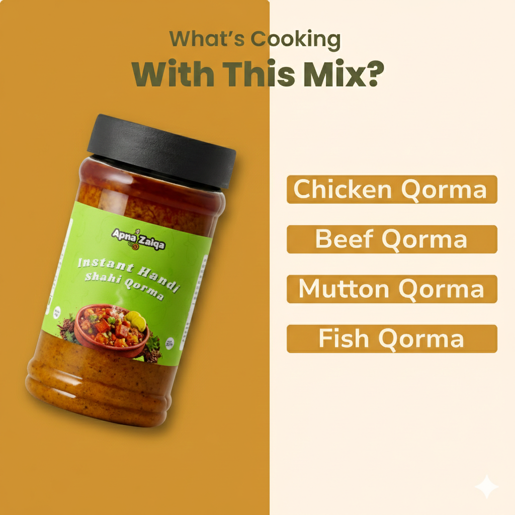 Shahi Qorma- For Chicken, Mutton or Beef Qorma